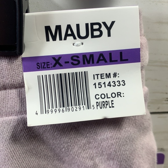 NWT Mauby Pale Purple white Tie Dye Joggers - Picture 6 of 7